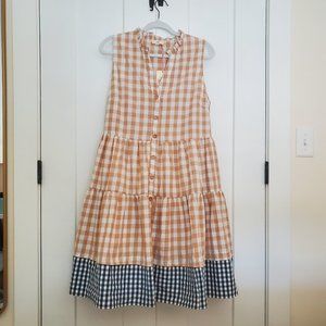 NWT Entro gingham dress
